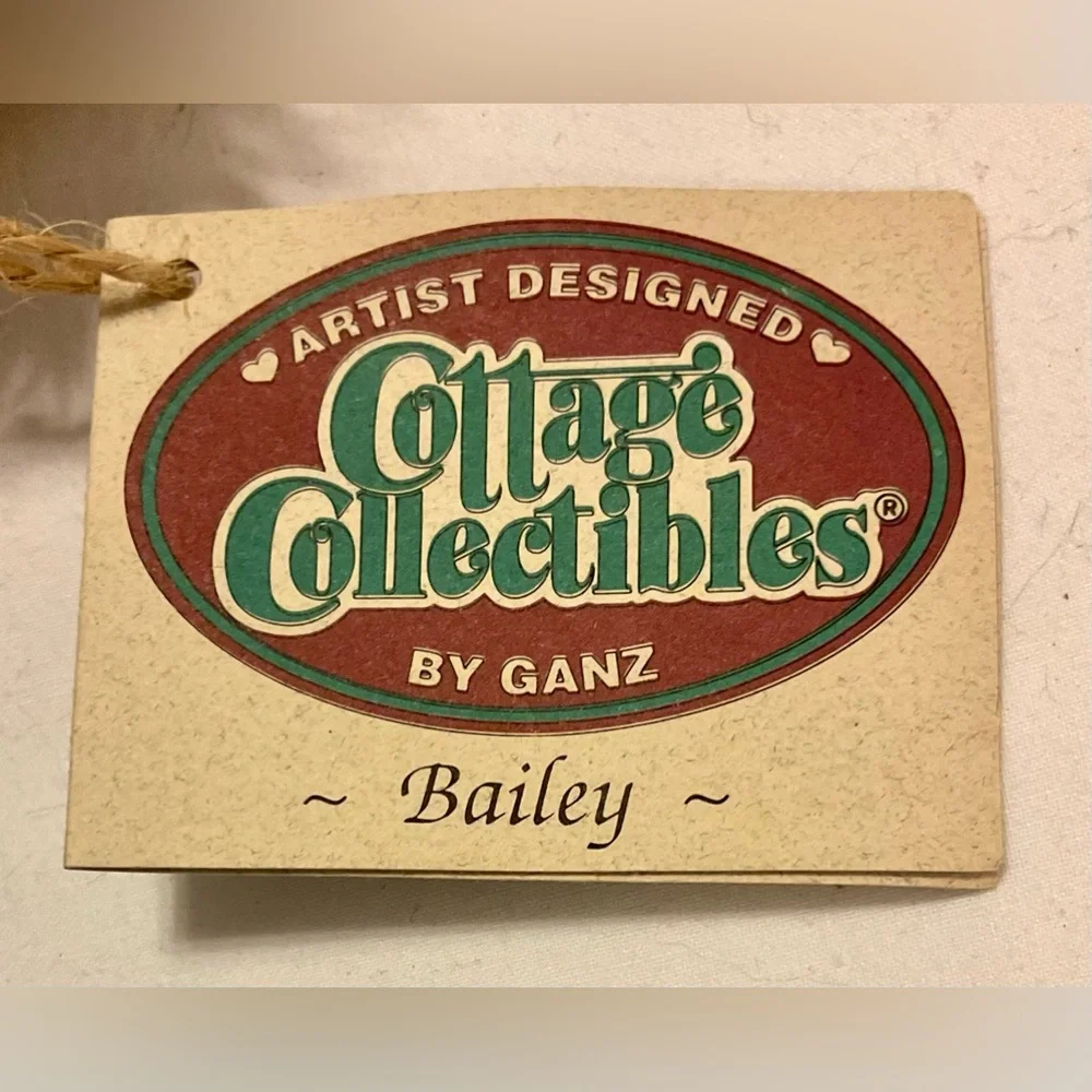 Ganz Cottage Collectible “Bailey”&”Black cat” pair